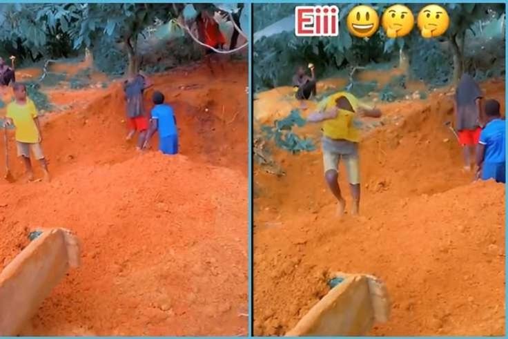 Children in galamsey