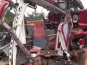 VIP bus crash with tanker in suhum 1