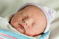 File photo: newborn baby in hospital
