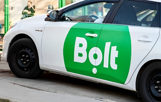 A Bolt taxi