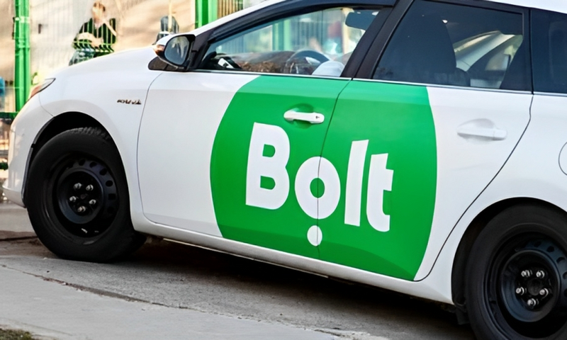 A Bolt taxi
