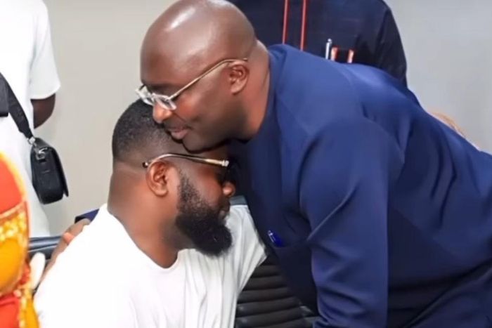 Dr Bawumia and John Peasah aka Drogba of YOLO fame