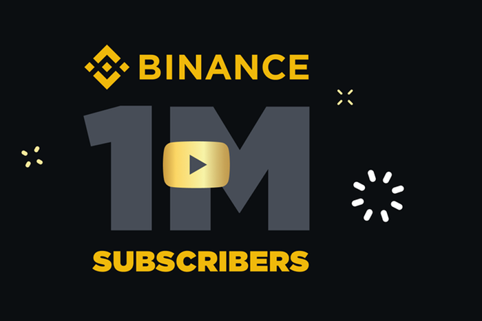 Binance becomes first crypto brand to reach one million subscribers on YouTube