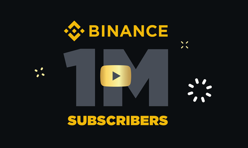 Binance becomes first crypto brand to reach one million subscribers on YouTube