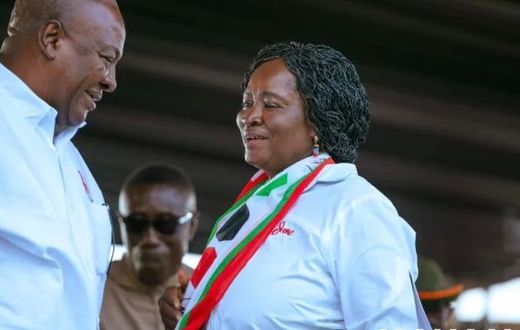 John Mahama and Professor Jane Naana Opoku-Agyemang