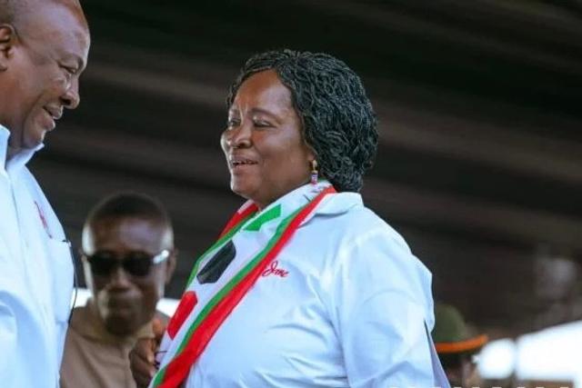 John Mahama and Professor Jane Naana Opoku-Agyemang