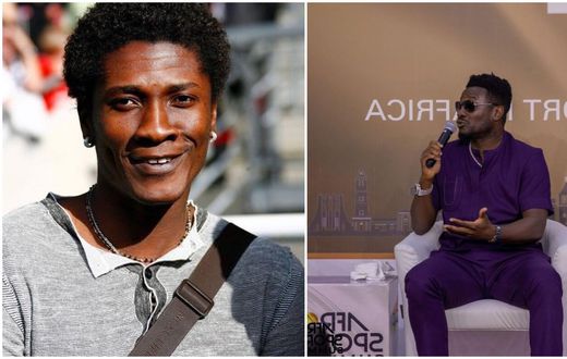 ‘I was a fine boy’ – Asamoah Gyan’s funny reaction to his old photo