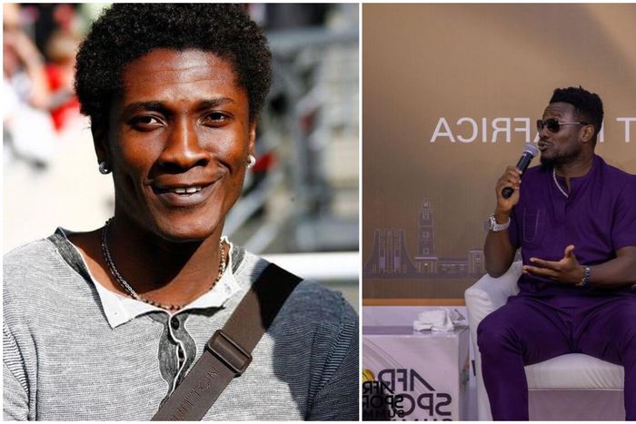 ‘I was a fine boy’ – Asamoah Gyan’s funny reaction to his old photo