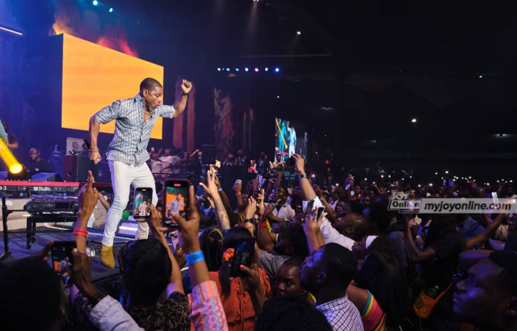 Kirk Franklin in Ghana (Photo Credit: Myjoyonline)