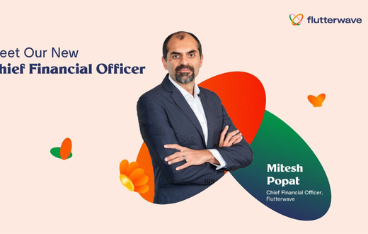Flutterwave strengthens executive bench with new CFO, Mitesh Popat
