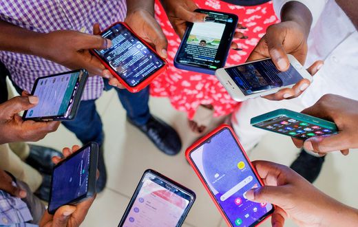 Top 5 African countries with the highest number of mobile phones