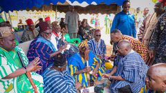 Dr Bawumia at the Upper East Regional House of Chiefs