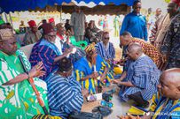 Dr Bawumia at the Upper East Regional House of Chiefs
