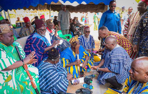 Dr Bawumia at the Upper East Regional House of Chiefs