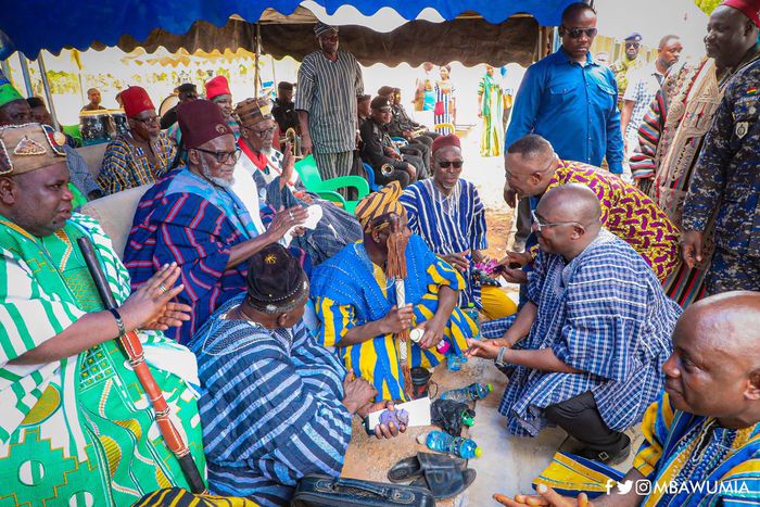 Dr Bawumia at the Upper East Regional House of Chiefs
