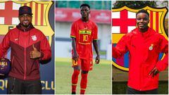 Ghanaian footballers who signed for Barcelona