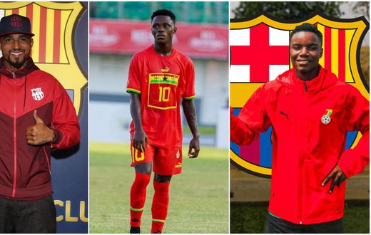 Ghanaian footballers who signed for Barcelona