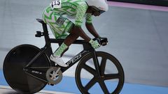 Nigerian cyclist Ese Ukpeseraye forced to borrow bicycle  to compete at Olympics