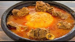 Fufu with light soup