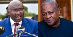 Dr Mahamudu Bawumia and John Mahama