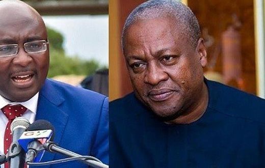 Dr Mahamudu Bawumia and John Mahama