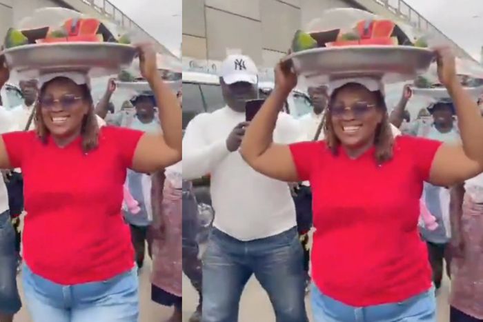 Video captures powerful Hawa Koomson selling watermelon on the streets