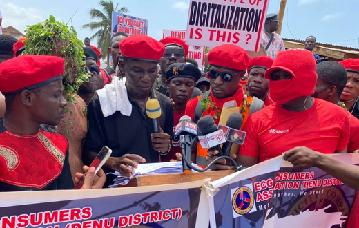 Ketu South residents hold protest over outrageous electricity bills