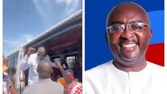 Dr. Mahamudu Bawumia hops on trotro