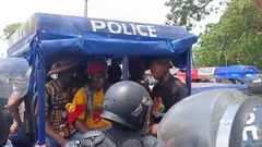 Police arrest 42 Democracy Hub protesters, declare Barker-Vormawor wanted
