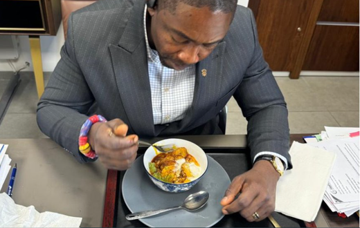 Dr Okoe-Boye enjoying gob3
