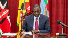 President William Ruto during a meeting at State House, Nairobi