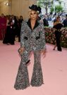 Tiffany Haddish's zebra-print suit was a bold look.