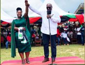 Madam Dorcas Affo-Toffey and Former President John Mahama
