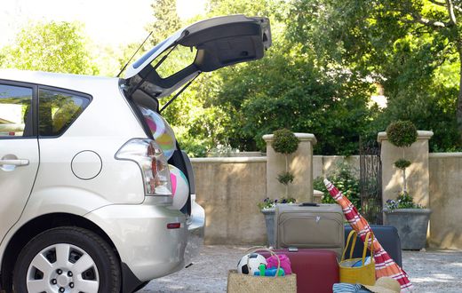 When the kids were little, Taylor said they overpacked for road trips.