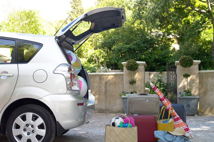 When the kids were little, Taylor said they overpacked for road trips.