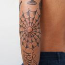 Spiderweb tattoo [reddit]