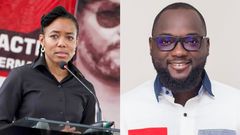 Dr Zanetor Agyeman Rawlings and NPP's Valentino Nii Noi Nortey