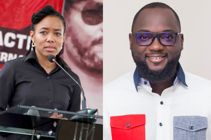 Dr Zanetor Agyeman Rawlings and NPP's Valentino Nii Noi Nortey