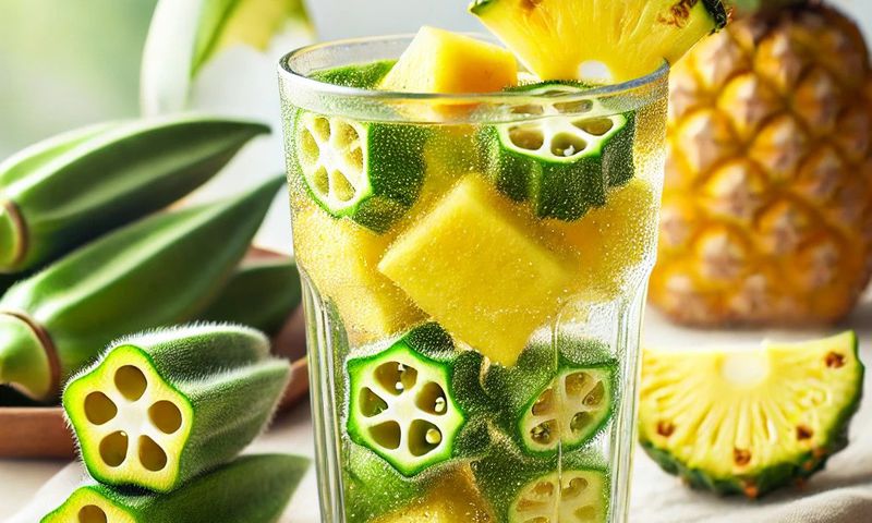 pineapple-and-okra-water