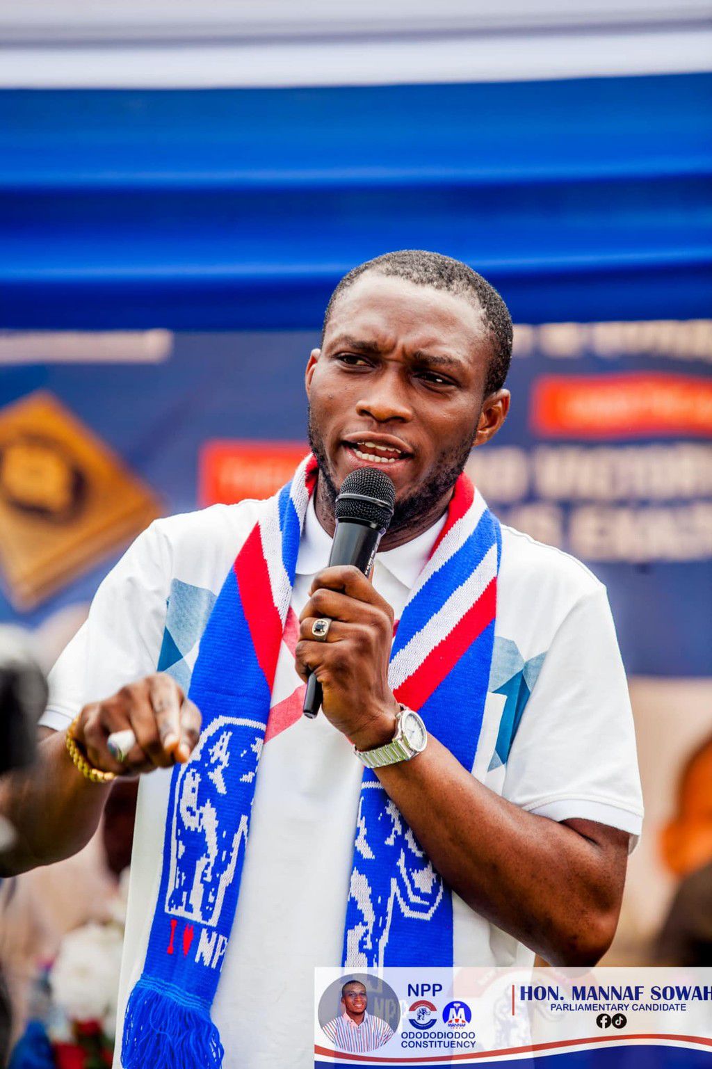 Abdul Manaf Nii Adjei Sowah, NPP parliamentary candidate