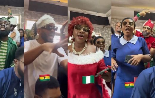James Gardiner saves his country  as Ghana nearly loses Ghana Naija rap battle among actors