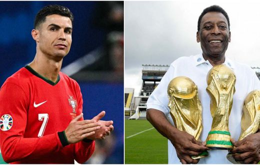 Brazilians gang up against Ronaldo for taking swipe at Pele’s 1,000 goals record