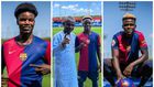 Photos: Barcelona unveil Ghanaian youngsters David Oduro and Abdul Aziz Issah