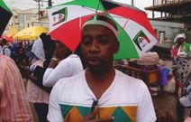 Rex Omar supporting NDC during campaign