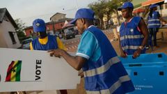 ‘These items cannot buy my vote'- Angry UG security guard on Lydia Alhassan’s pre-election gift