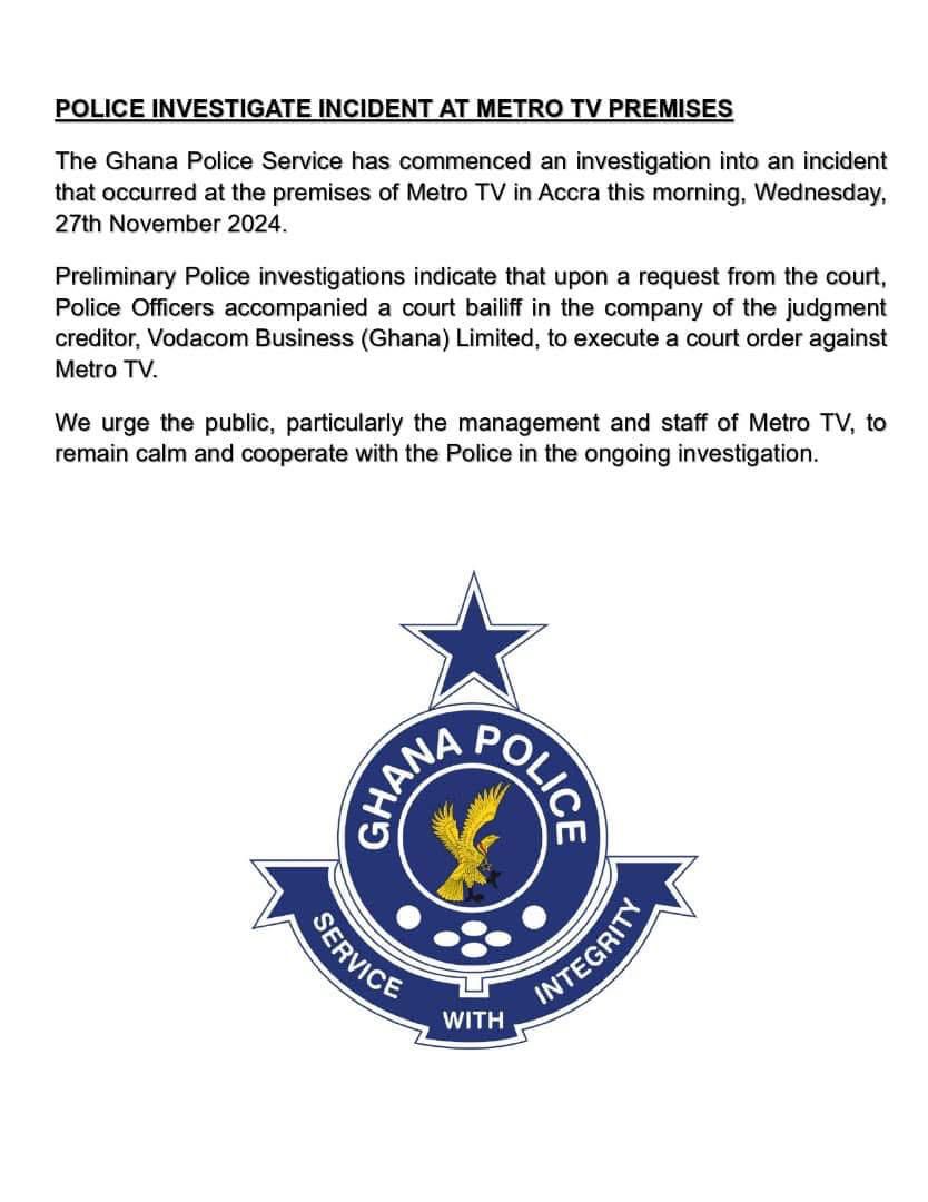 Police investigate invasion of Metro TV by armed personnel