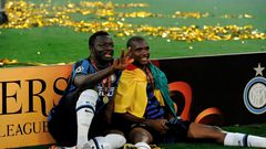 Sulley Muntari and Samuel Eto
