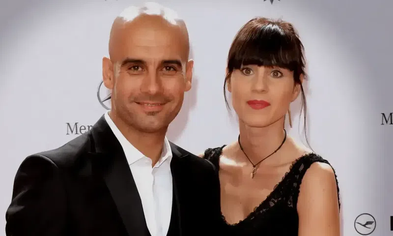 Pep Guardiola’s wife captured wearing wedding ring days after split from Man City boss