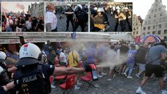 Chelsea, Betis fans clash violently in Wroclaw ahead of Conference League final [Video]