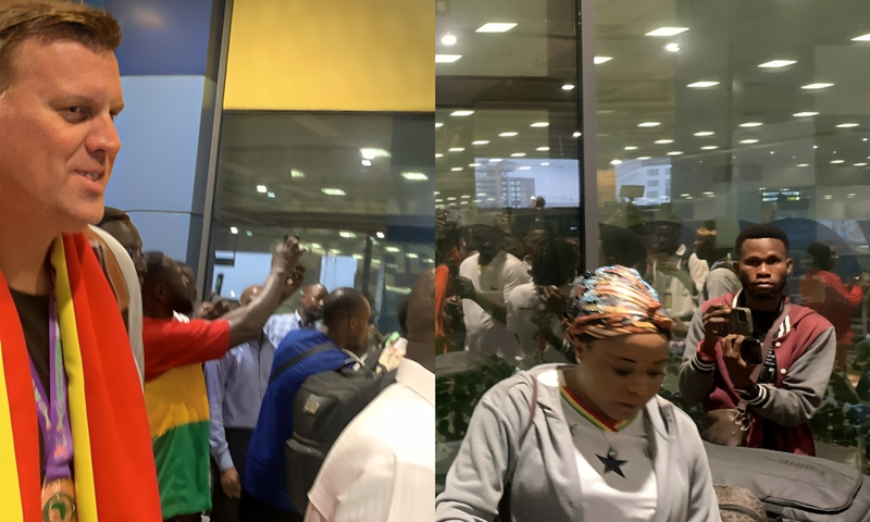 Black Queens return to Ghana with WAFCON 2024 bronze medal – Massive celebration [Video]